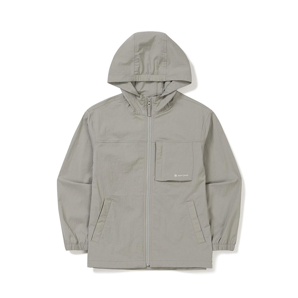 [Snowpeak] Kids' Root Out-pocket Windbreaker Fog Gray (S24MKRWB80)
