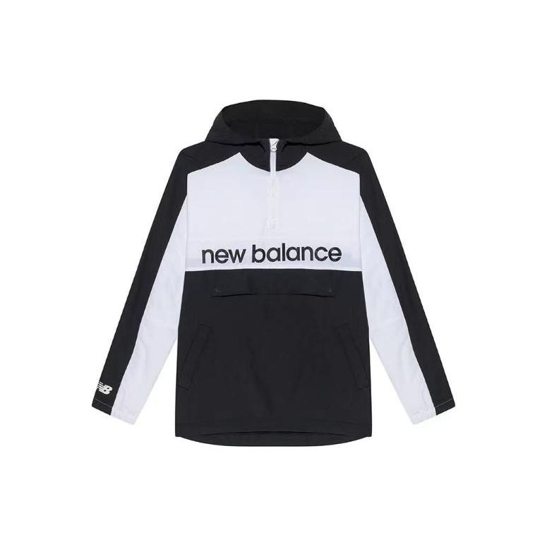 

Куртка с капюшоном New Balance с цветными блоками и буквенным принтом, унисекс, верхняя одежда, черный NA81N011-BK