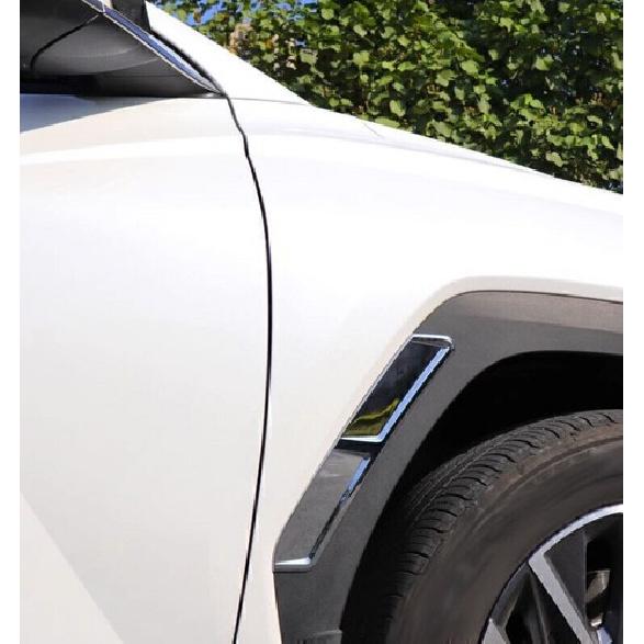 For Hyundai Tucson 2022-2024 Chrome Fornt Wheel Eyebrow Arches Fender Flares 2PC