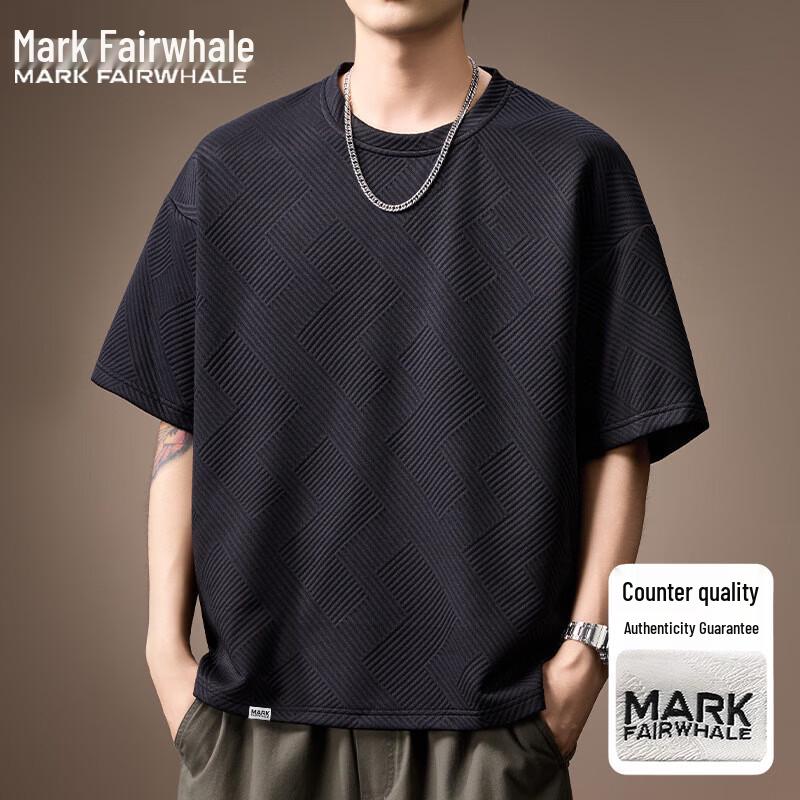 

Mark Hua Fei Men s Summer Cooling Loose Round Neck T-Shirt M