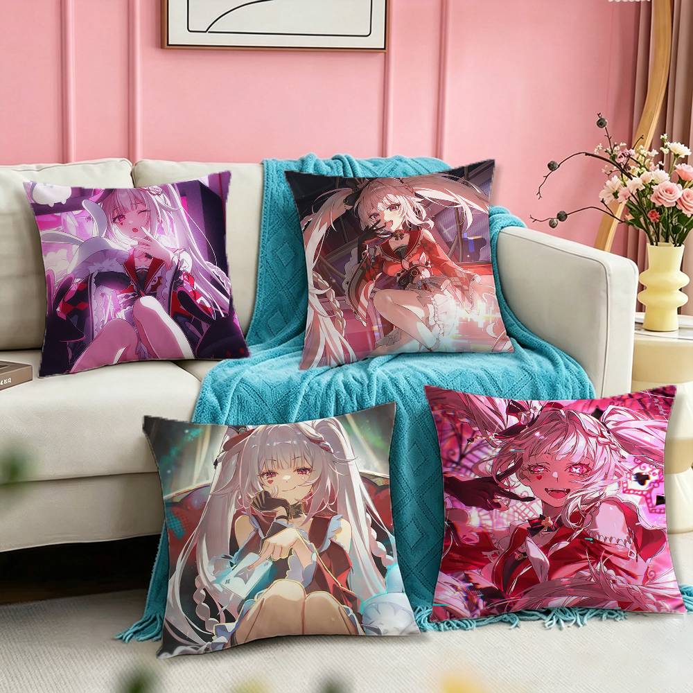 HSR SSparxie Pillow Case Square DoubleSided Sofa Cushion Cover Bedroom Bedside Pillow