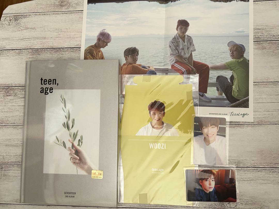 

[USED] Seventeen Album Teenage Wonwoo with Trading Card