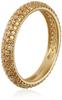Bloom Silver and Yellow Gold Cubic Zirconia Japanese Size 11 Pavé Ring, 0770-0440-0013-0011,