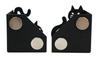 Decore Corporation Cat Deco Kitchen Wrap & Tissue Holder, Black, Size Approx. W5.8 D13 H6.5 SL-38457