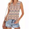 Women's V-neck Fashion Casual Floral Print Summer Vest Top