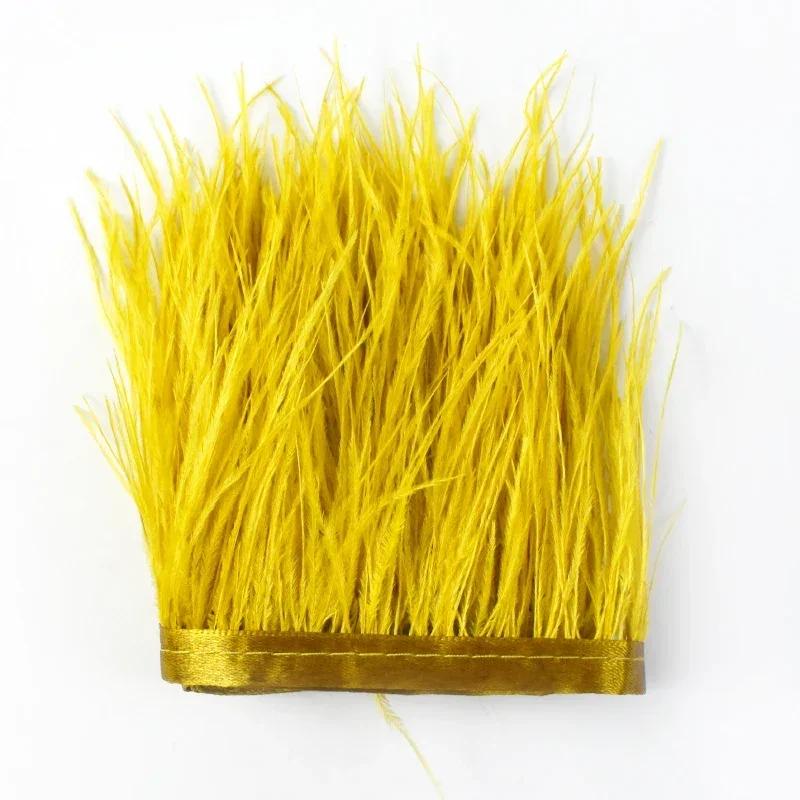 Feather2/5M 6cm Fringe Tassels for Skirt Latin Dress Feather Decorative Lace Trim Clothing Trimmings Fringes DIY Sewing Accessories