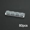 MOC Transparent Bulk Bricks 1x1 2x4 1x4 Clear Building Block Wall Panels and Baseplates