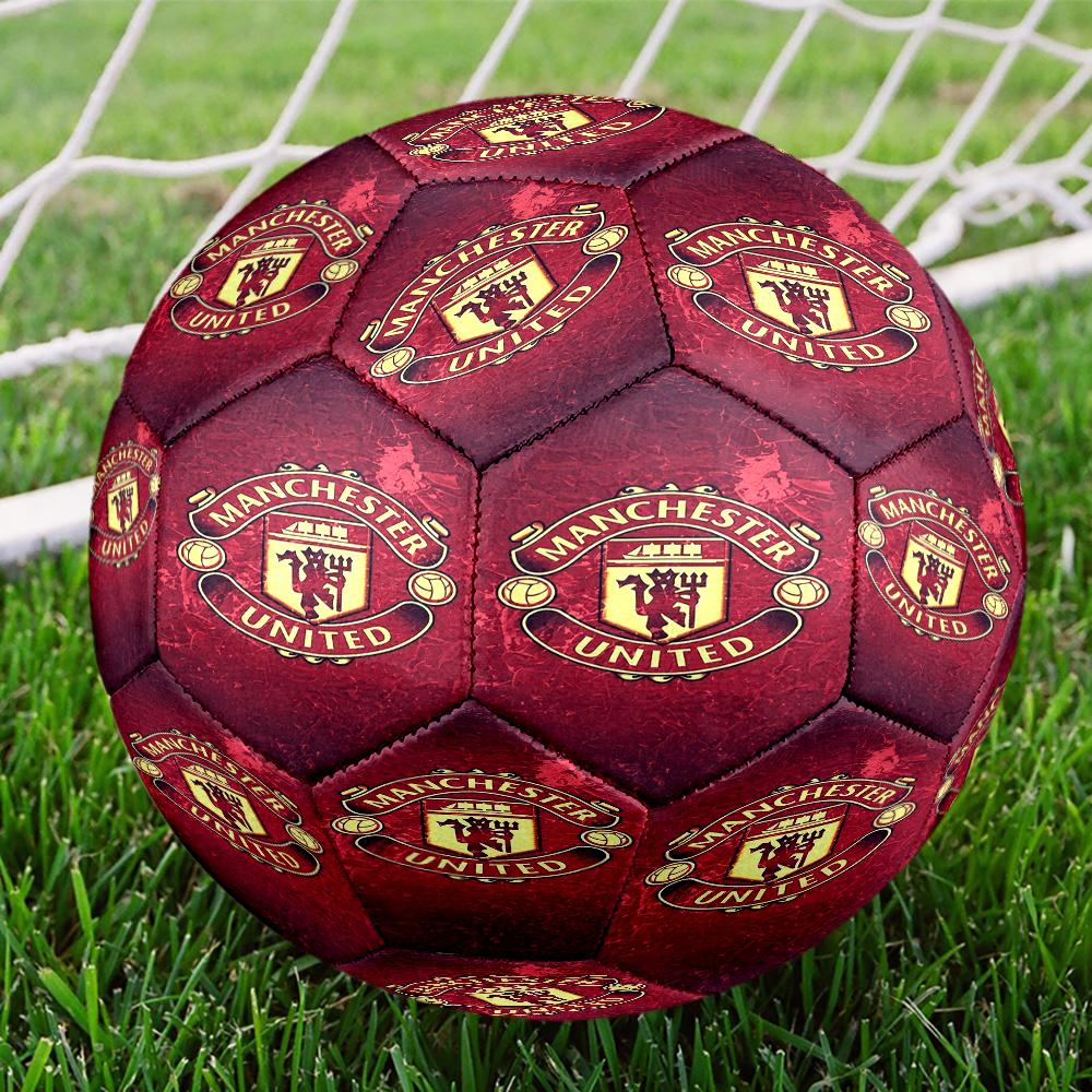 Manchester United Theme Size 5 Soccer Ball, Suitable for Both Indoor and Outdoor Matches, a Gift Suitable for Everyone.