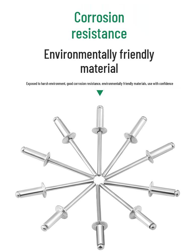 Aluminium-Blindnieten - Rundkopf M3.2, M4, M5, M6