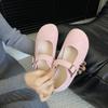 Spring and Summer New Soft-soled Shallow-mouth Single Shoes Female Retro Gentle Fairy Style Casual Versatile Women Mary Jane Shoes