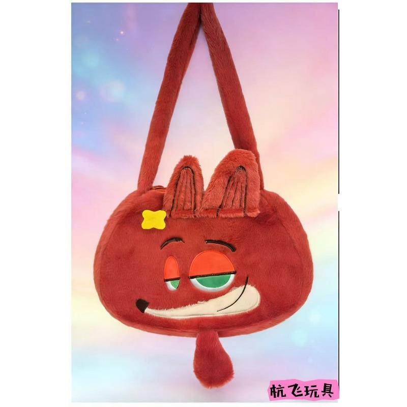 Zootopia Crossbody Bag, Trendy and Versatile Plush Shoulder Bag, Cute and Playful Plush Bag 0182 CLE