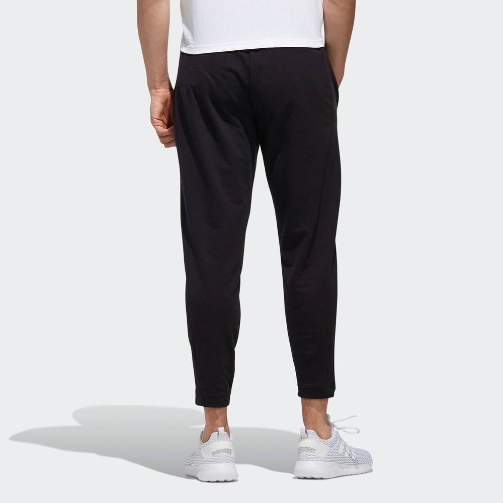 Adidas Neo Logo Casual Slim Pants Men Bottoms Black EJ7078