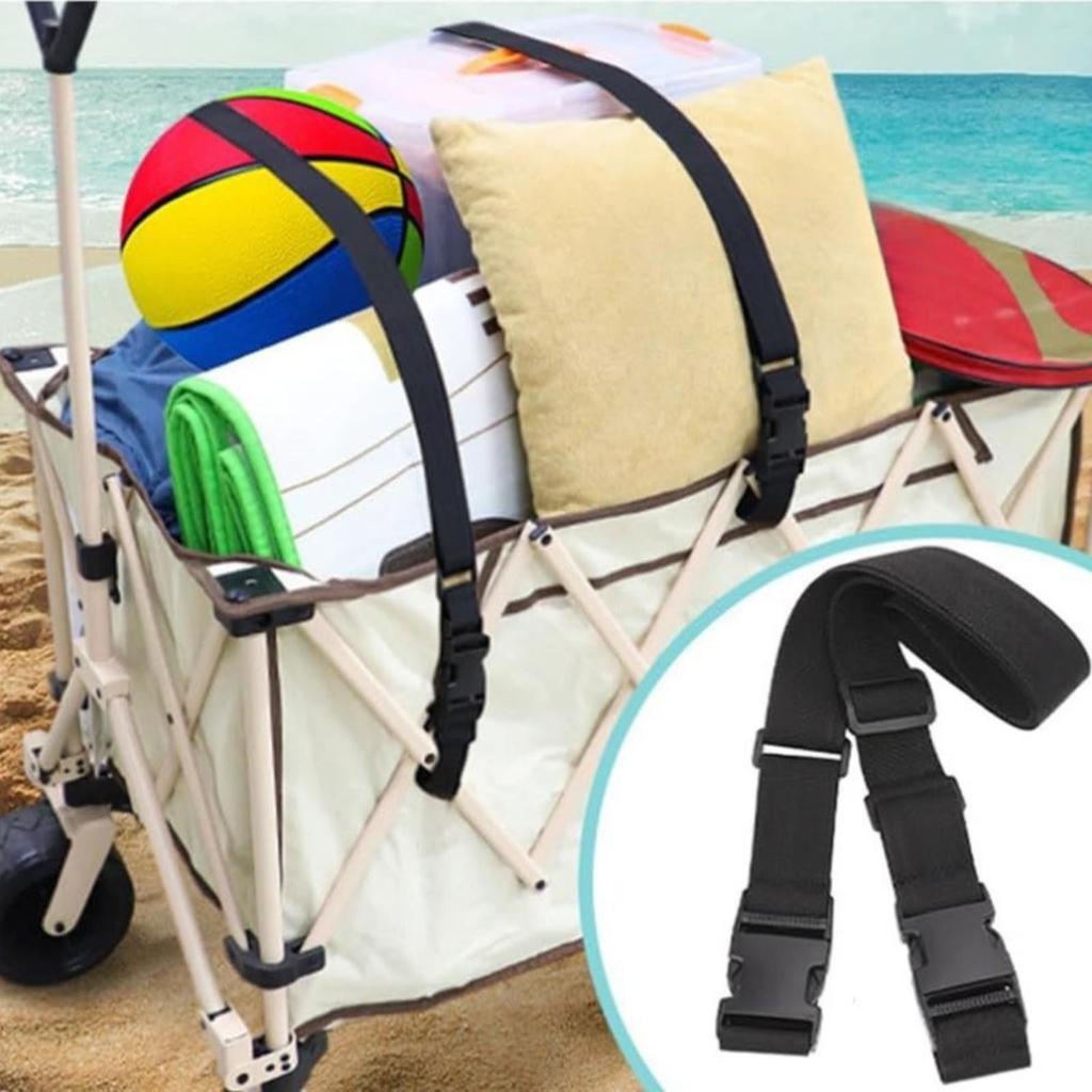 2 Pieces Cargo Strap with Quick-Release Buckle Versatile for Campers, Travelers