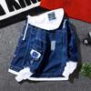 Frühlings-Herbst Jeansjacke für Herren Koreanischer Stil Lässige Baseballuniform Vielseitige Partnerjacke