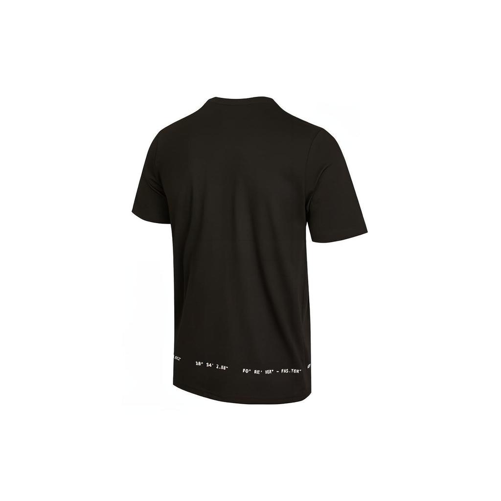 Puma Digital Logo Print Sports Short Sleeve T-Shirt Men Tops Black 855974-01