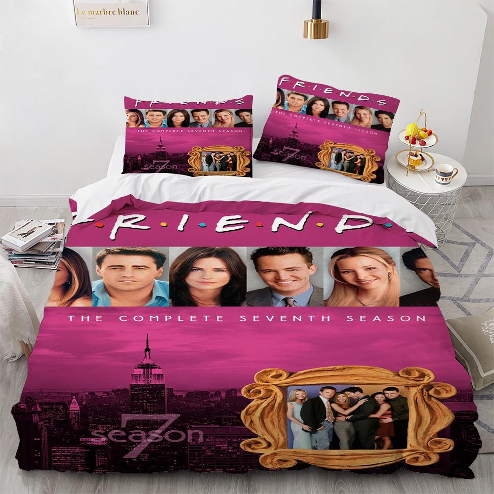 Bettdecke Twin/Full/Queen/King Größe Friends TV-Show - Thematisches Bettwäsche-Set Mit Und Für Schlafzimmerdekoration