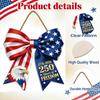 Wooden Hanging Ornament American 250th Anniversary Pendant Eagle Door Sign Patriotic Independence Day