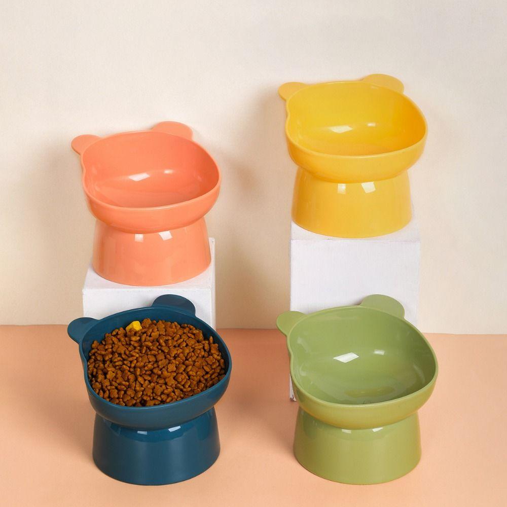 

Anti-choking Neck Protectors Dog Bowls Cartoon Cat Water Bowl for Puppy/Kitten