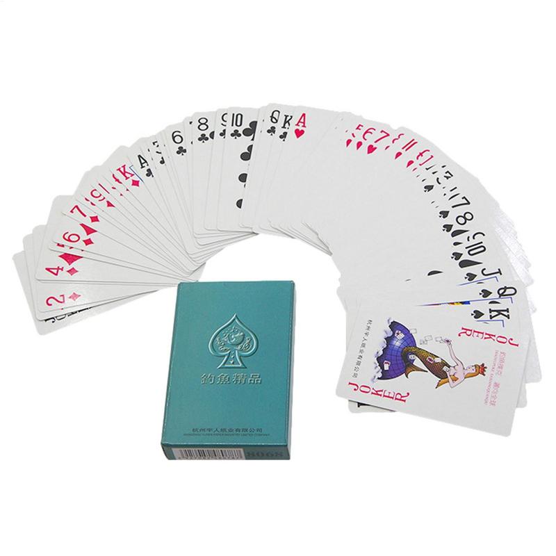 Fishing Poker Playing Cards Magic Trick Stripper Deck Props Stage Shows for Party Entertaining Magic Toys and Table Games