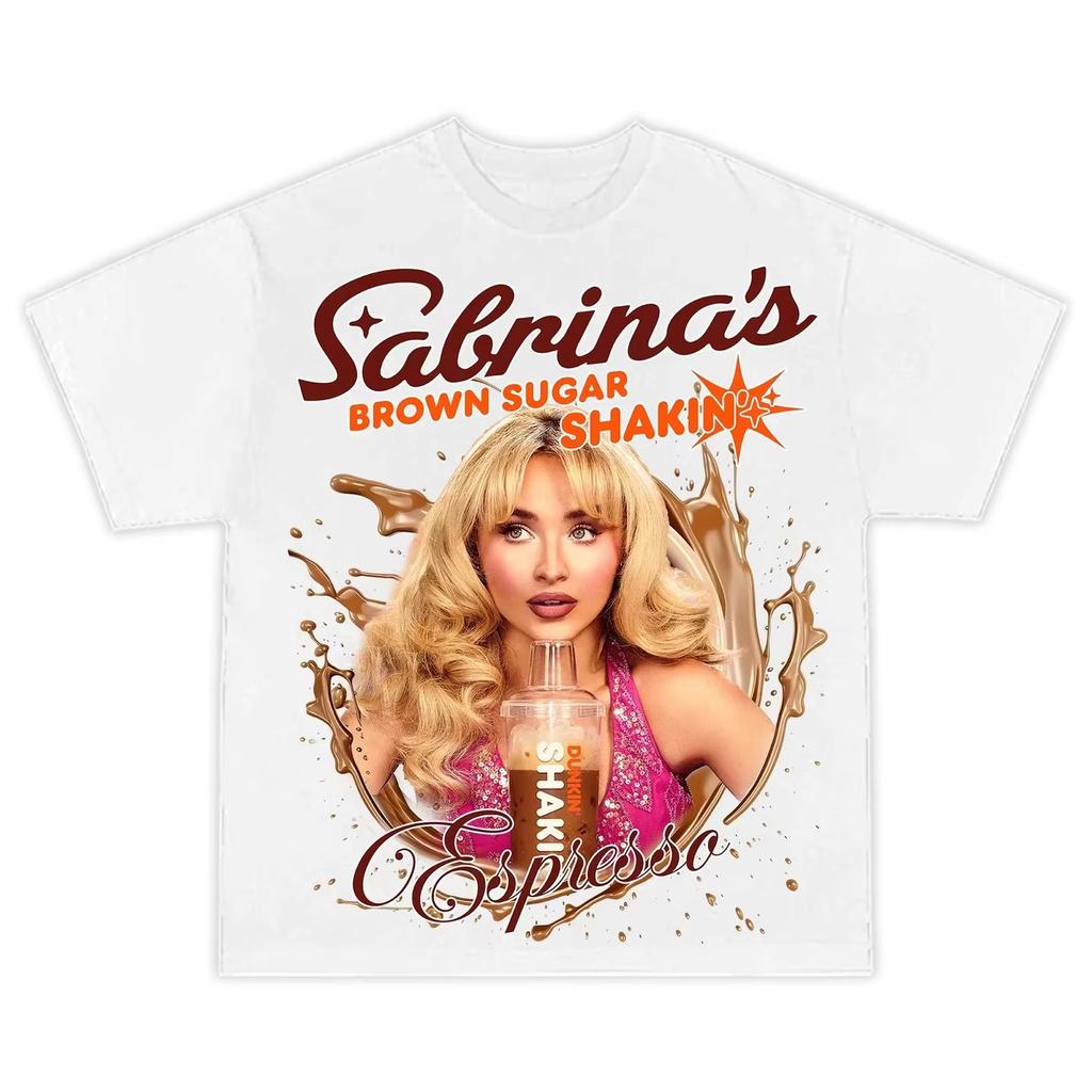 Sabrina Carpenter Tour 2026 Graphic T Shirt Short Sweet High Quality Retro Tshirt Men Women Fashion Oversized Cotton Tshirts