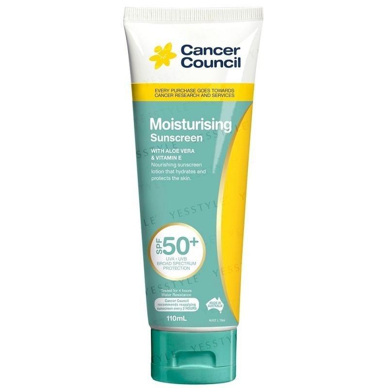 Cancer Council - Moisturising Sunscreen With Aloe Vera & Vitamin E SPF 50+