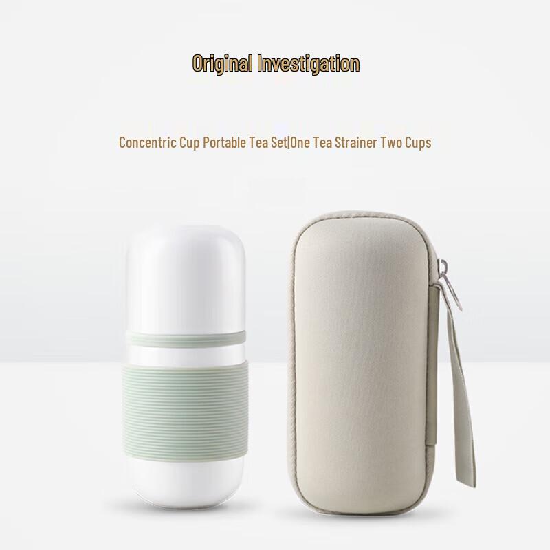 Concentric Ceramic Travel Tea Set