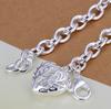 Korean Creative Hollow Heart Bracelet - Silver Plated Jewelry, New Fashion Trend