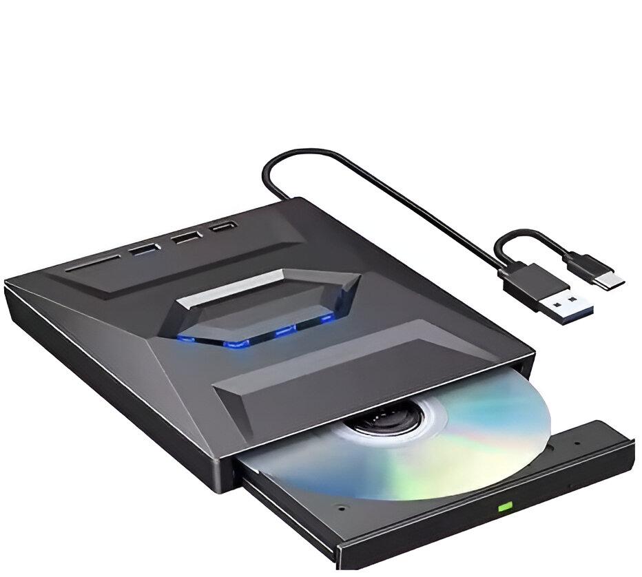 Externes CD DVD RW 5-in-1 USB 3.0 Optisches Laufwerk Typ CD