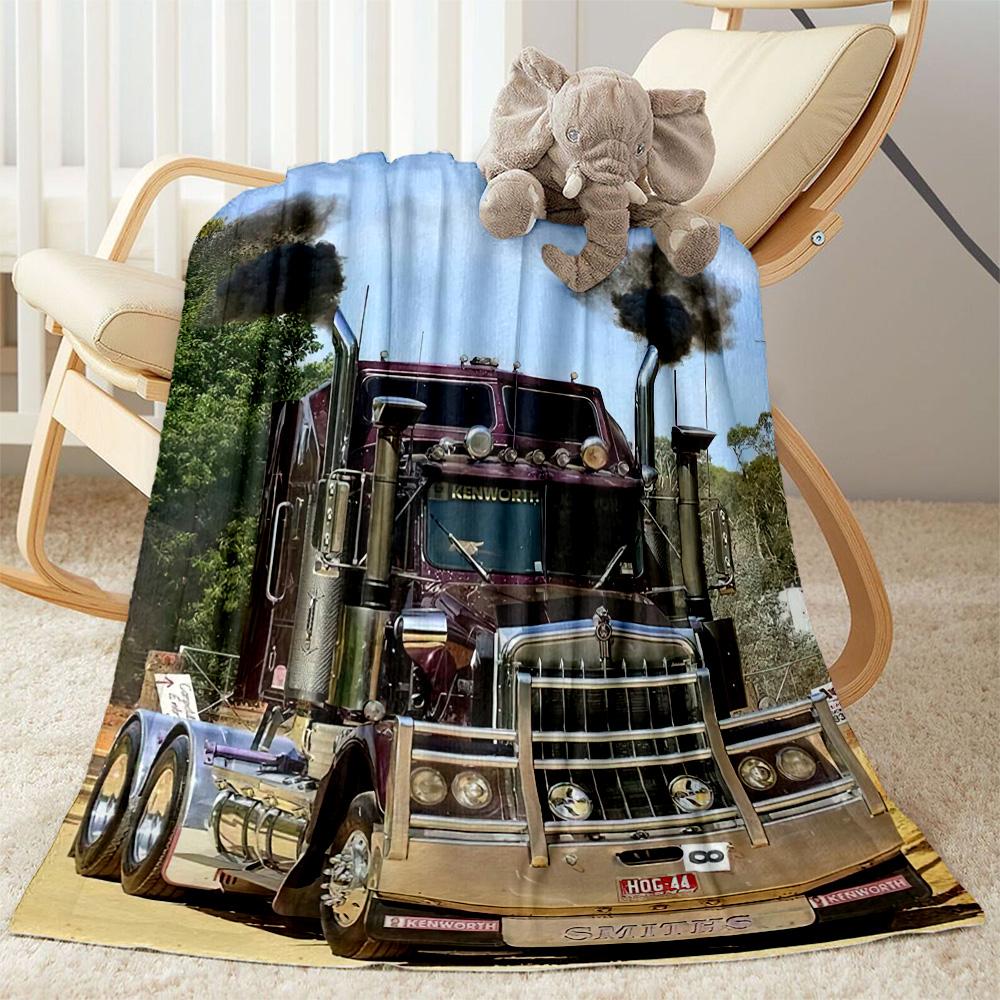 Kw Heavy Trucks Blanket Comfortable Great For Bed Picnics Chair For All Occasions Digital Print Gift For Travel Home Birthdays
