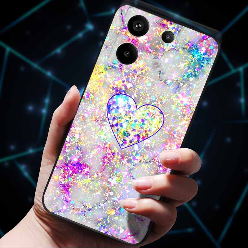 For Redmi Note 13 Pro 5G Case Lovely Soft Painted Cats TPU Silicone Funda For Xiaomi Redmi Note 13 5G Cover Etui Note13 Pro Plus