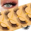 Oblique Flying Fox Eye False Eyelashes 5 Pairs Of Simulated End Of Eye Extended Eyelashes