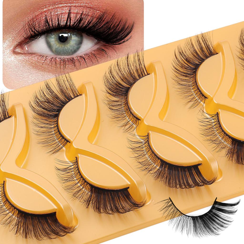 Oblique Flying Fox Eye False Eyelashes 5 Pairs Of Simulated End Of Eye Extended Eyelashes