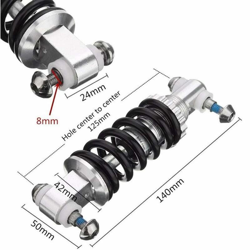 500lbs-1500lbs Mountain Bike Bike Accessories Bicycle Parts Bike Rear Suspension Suspension Spring Shock Absorber Rear Shocks