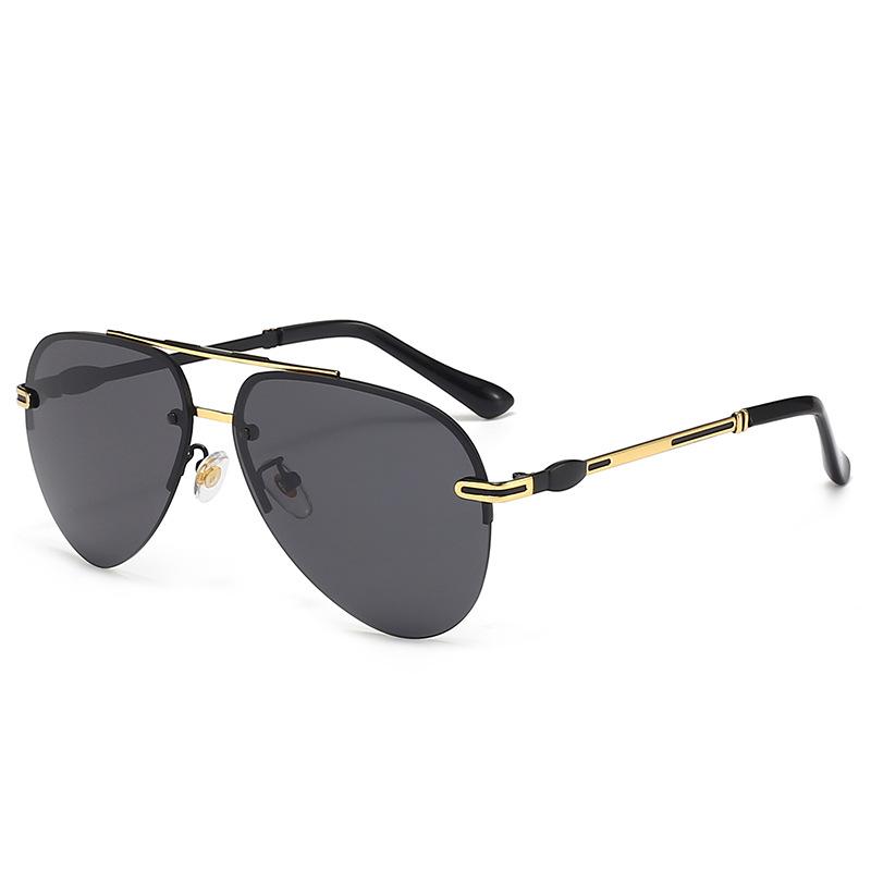 

Summer New Half Frame Polarized Sunglasses Men S Driving Metal Sun Glasses Fashion Outdoor Shading For Men Eyewear Uv400 Goggles As shown in the figu