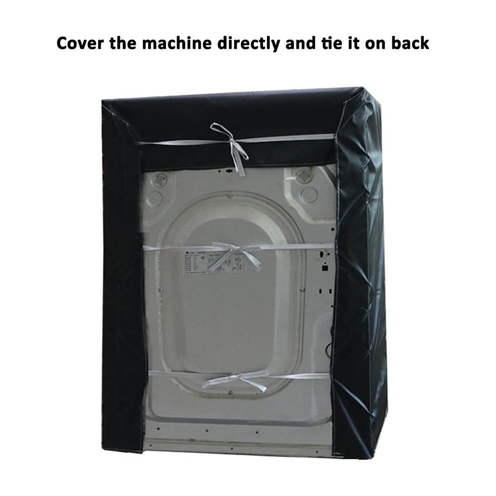Waterproof Dryer Cover Front Open Oxford Cloth Washing Machine Protection Sleeve Sunscreen Aging Resistance Household Supplies