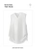 Men's Textured Sleeveless Heavyweight Sports Vest - Loose Fit, High-End Summer Feel