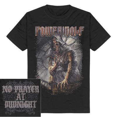 26 Powerwolf No Prayer At Midnight Shirt S M L XL XXL T-Shirt Offizielles Band-T-Shirt Unisex-T-Shirt