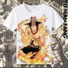 ONE PIECE T-shirt Luffy Sauron Printed Clothes Anime Peripheral Short Sleeve T-Shirt Loose Tide Comfortable Y2K