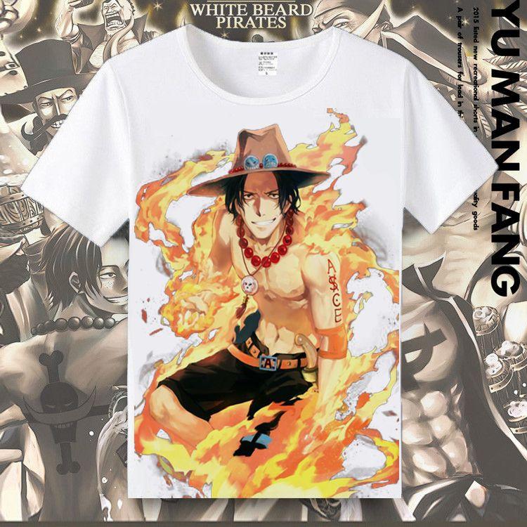ONE PIECE T-shirt Luffy Sauron Printed Clothes Anime Peripheral Short Sleeve T-Shirt Loose Tide Comfortable Y2K