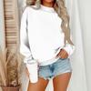 Women's Casual Fashion Round Neck Long Sleeve Sweatshirt