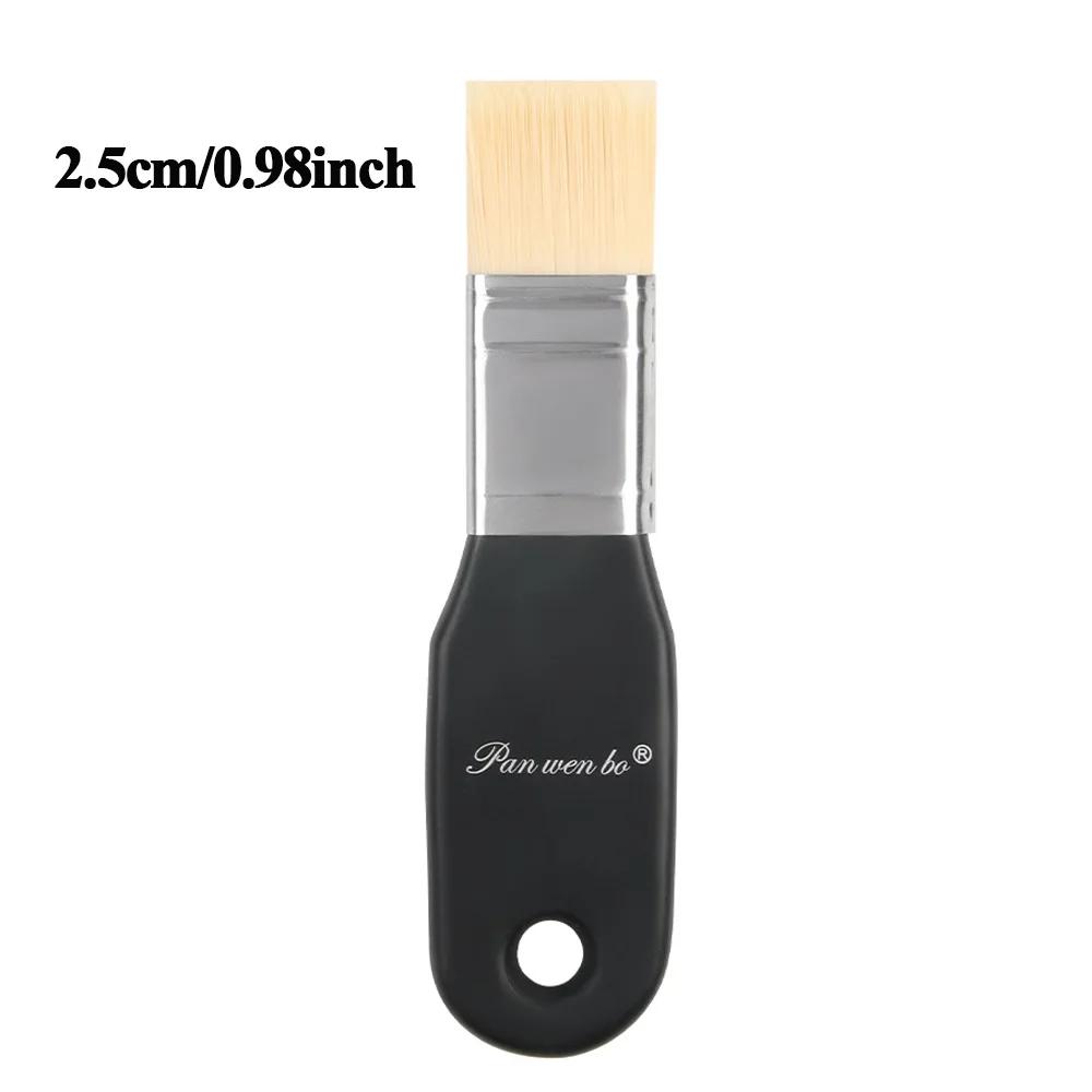 

1/3pcs Board Brush Nylon Paint Brush Wooden Painting Brush for Gouache Watercolor Oil Paint Acrylic Wall Painting Art Supplies