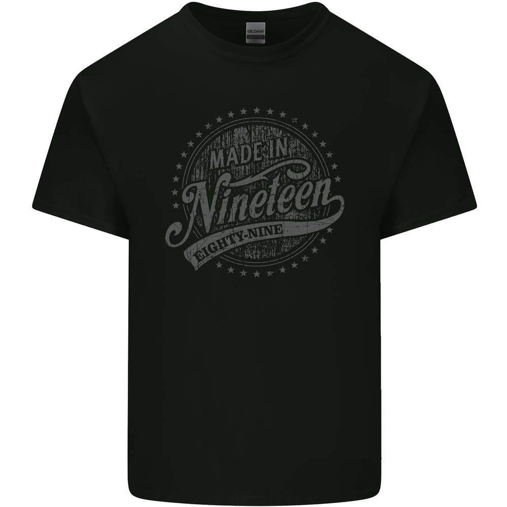 26 Distressed 36th Birthday Made In 1989 Mens Cotton T-Shirt Tee Top Unisex T-Shirt L