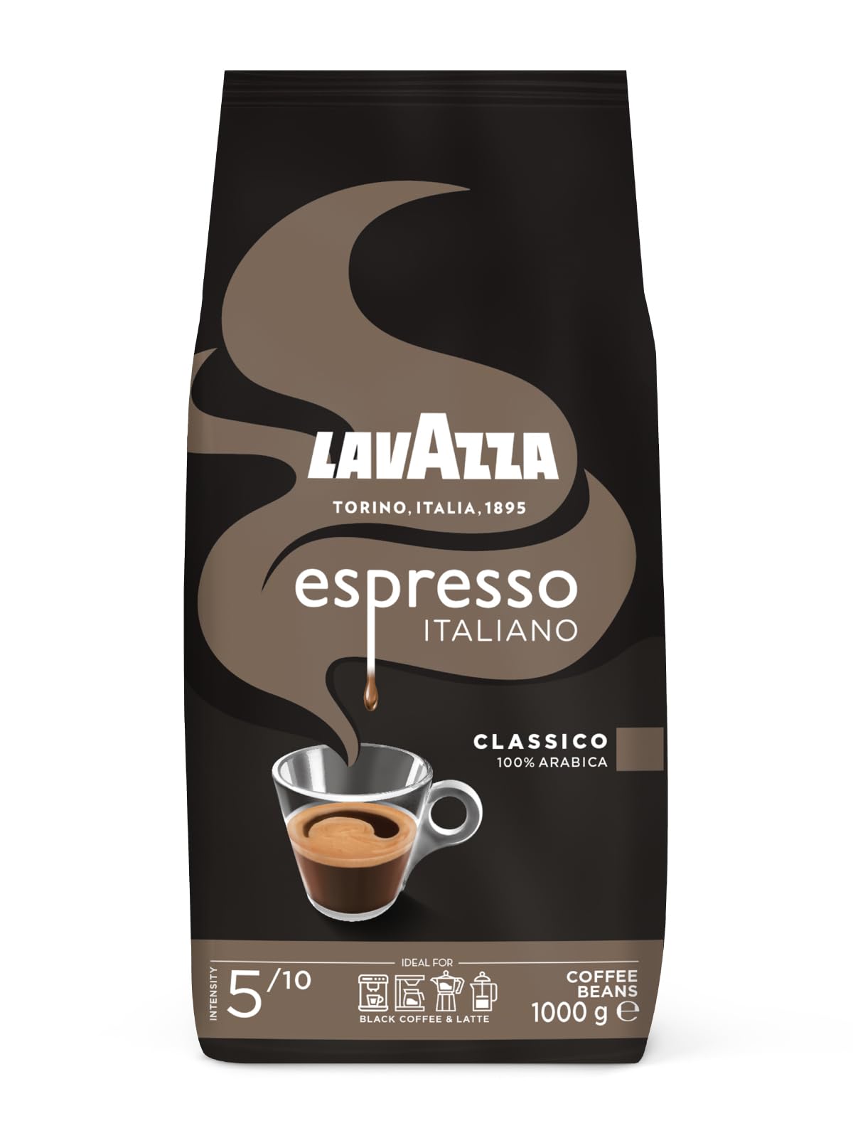 

LAVAZZA Espresso Italiano Beans, 1kg, Regular Drip Espresso