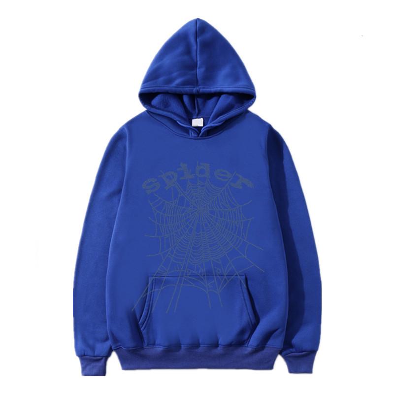 Sudadera Unisex con Telaraña y Pedrería Caliente: Sudadera Estilo Cantante Europeo y Americano para Primavera y Otoño