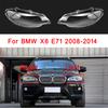 For BMW X6 E71 2008-2014 Car Front Headlight Cover Lens Glass Headlamps Transparent Lampshad Lamp Shell Masks