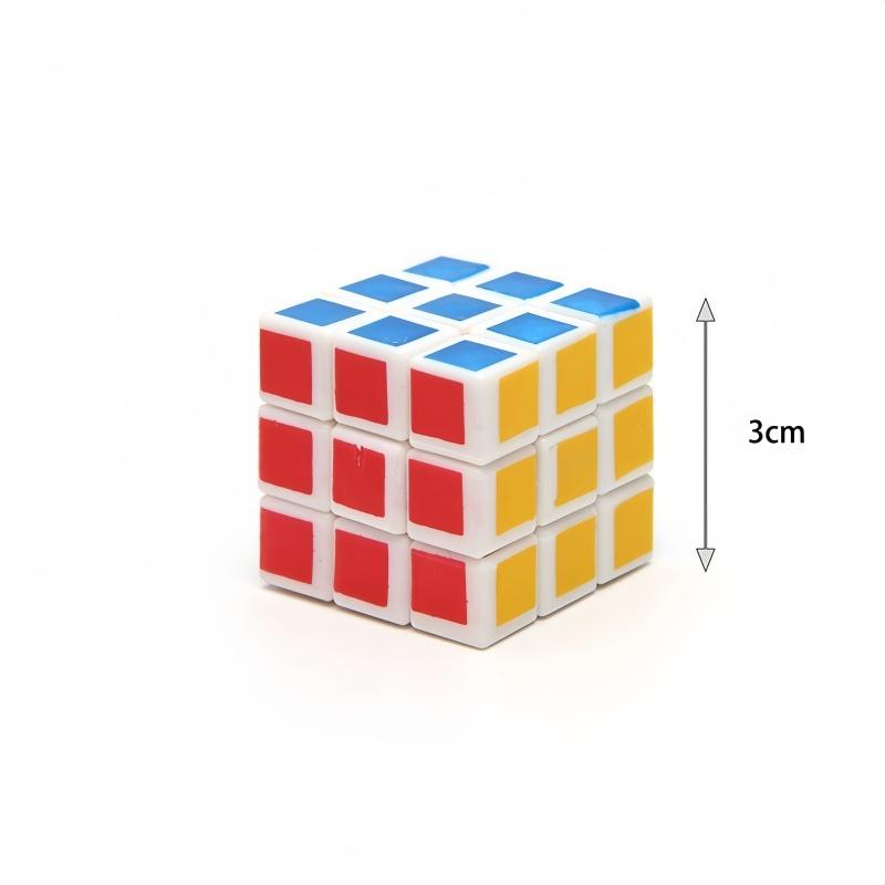 3PCS 3CM Mini Cube Puzzles 3x3x3 Fun Party Favors Kids School Rewards Classroom Prizes Perfect for Birthdays Easter Christmas