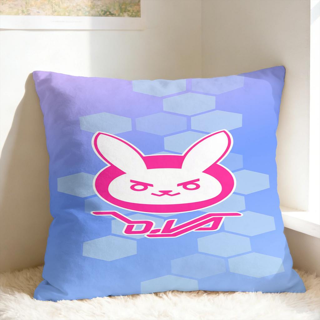 O-OverwatchES Pillow Case Square Pillow Cover Cute Funny Cushion Cover For Sofa Couch Bed Living Room