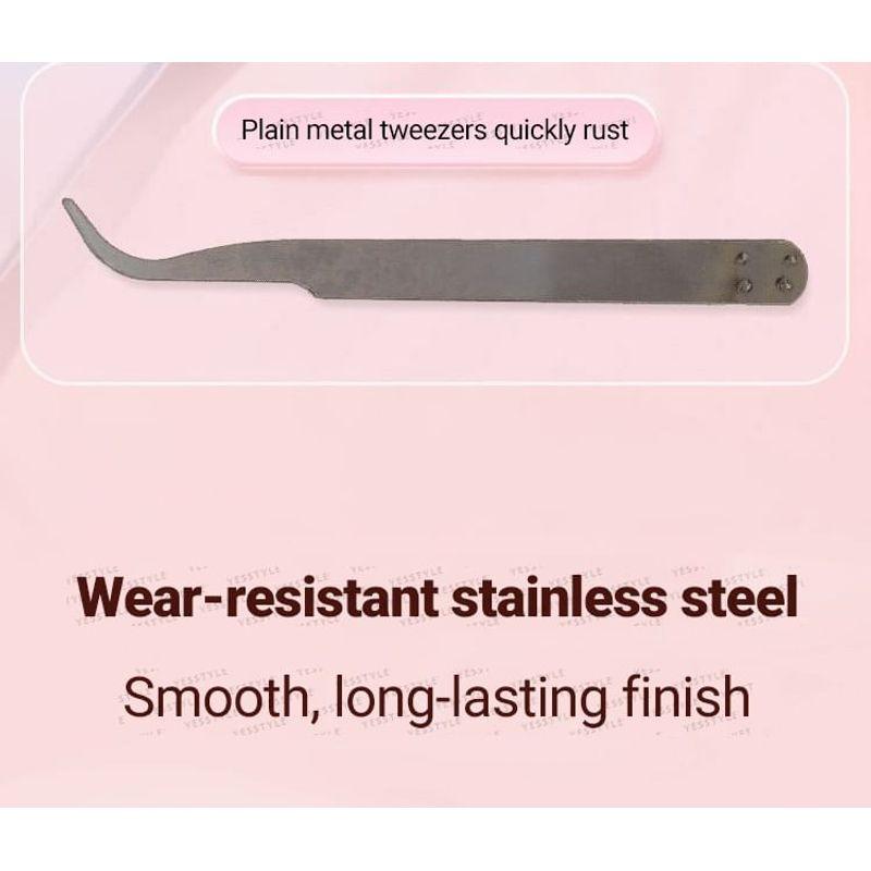 Jesireca - Stainless Steel False Eyelashes Tweezers