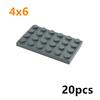 20pcs Compatible Assembles Particles 3032 4x6 Base Board Building Blocks Thin Figures Bricks Parts DIY Educational Tech Toys