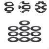 10Pcs Bucket Pin Shims Kit Washers Steer Loader Polymeride 40mm Spacers Gaskets for EX50 EH35 WB140